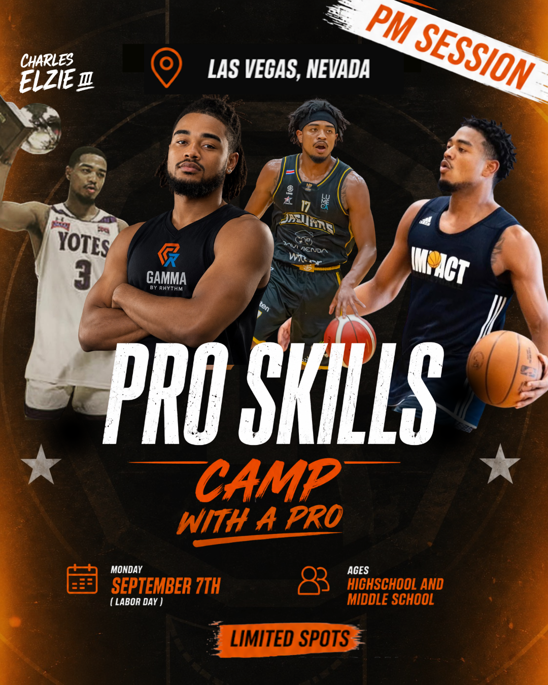 Pro Skills Camp - Las Vegas, NV - Labor Day 2026 - Afternoon Session